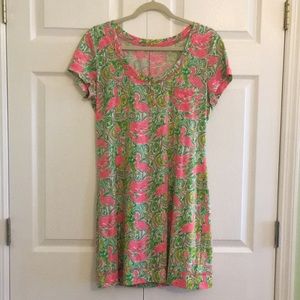 Hot Wings Short Sleeve T-Shirt Dress